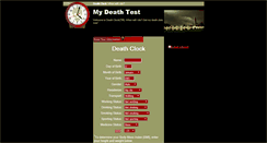 Desktop Screenshot of deathclock.cc